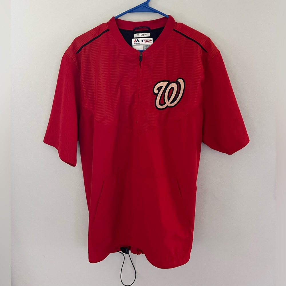 Authentic MLB Warm-up Jacket Majestic Washington Nationals